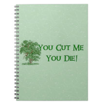 Earth Day Humor Spiral Notebooks