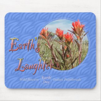 Earth Day Indian Paintbrush Wildflower Mouse Pad mousepad