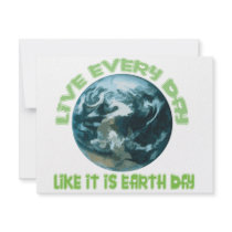 EARTH DAY invitations