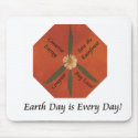 Earth Day is Every Day mousepads by karmasherbs Earth Day is Every Day mousepads