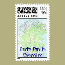 Earth Day is Everyday Postage postage