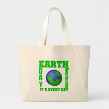 Earth Day It's Every Day Canvas Bag