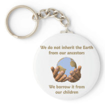 Earth Day Keychain