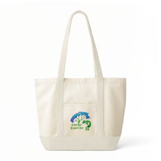 Earth Day Kokopelli bag