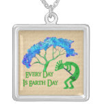 Earth Day Kokopelli Custom Necklace