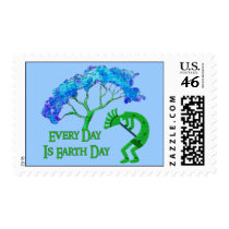 Earth Day Kokopelli Stamps