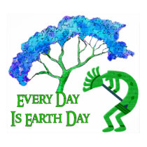 Earth Day Kokopelli posters by orsobear Earth Day Kokopelli posters