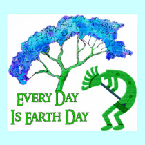 Earth Day Kokopelli posters