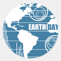 Earth Day Nature Frienly and Organic Round Sticker
