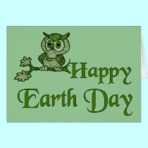 Earth Day Owl cards