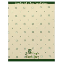 Earth Day Owl Letterhead Design