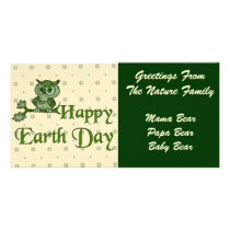 Earth Day Owl photo cards by orsobear Earth Day Owl photo cards