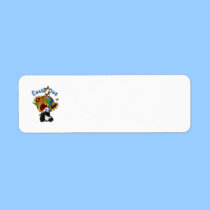 Earth Day Panda Planet labels