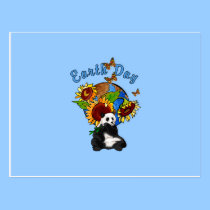 Earth Day Panda Planet postcards