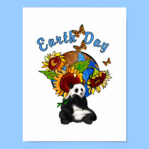 Earth Day Panda Planet posters