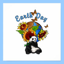 Earth Day Panda Planet posters