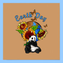 Earth Day Panda Planet posters