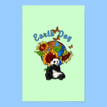 Earth Day Panda Planet posters