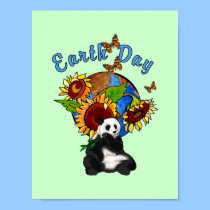 Earth Day Panda Planet posters