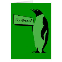 Earth Day Penguin Cards