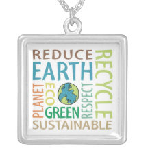 Earth Day Personalized Necklace