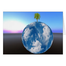 Earth Day Planet Card