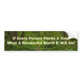 EARTH DAY Plant A Tree Bumper Sticker