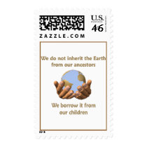 Earth Day Postage Stamp