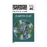 Earth Day Postage Stamp