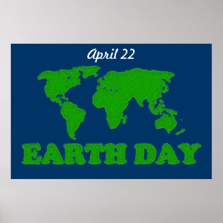 Earth Day Poster print