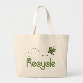 Earth Day Recycle T-shirt bag