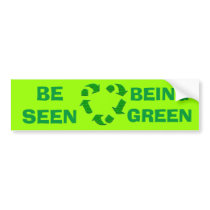 EARTH DAY RECYCLING STICKER bumper stickers
