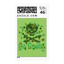 Earth Day Skull Stamp