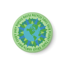 Earth Day Slogans Magnet