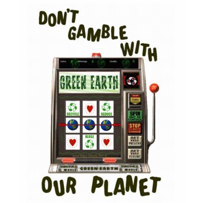 Earth Day Slot Machine T-Shirt by jamiecreates1
