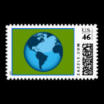 Earth day stamp stamps