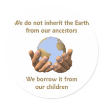 Earth Day Sticker