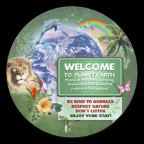 Earth Day stickers