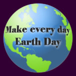 Earth Day stickers