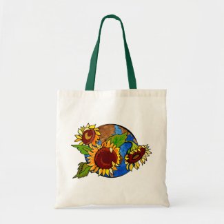 Earth Day Sunflower Bag bag