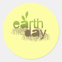 Earth Day T-shirt / Earth Day T-shirts Round Stickers