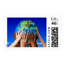 EARTH DAY THINK GREEN POSTAGE
