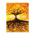 Earth Day Tree Roots Postcard