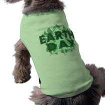 Earth Day Trees Dog T-shirt