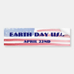 EARTH DAY USA Bumper Sticker
