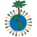 Earth Day with figures and tree - North America t-shirts by JYDesign Earth Day with figures and tree - North America t-shirts