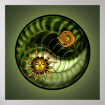 Earth Day Yin Yang Print