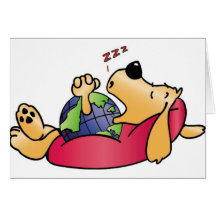 Earth Dog Sleeping Cards