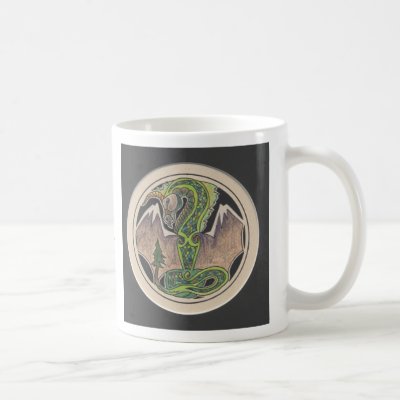 Earth Dragon Mug by smilodonart
