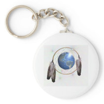 Earth Dreamcatcher Keychain